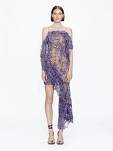 Load image into Gallery viewer, Iris Lace Suspend Mini Dress - Dark Viola