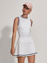 Load image into Gallery viewer, Cora Court Dress 31.5 - White / Blue