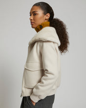 Load image into Gallery viewer, Jacket Blended Cashmere Doublefaced/Mink - Albatre