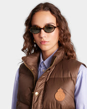 Load image into Gallery viewer, Crown Puffer Vest  - Chocolate