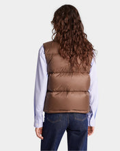 Load image into Gallery viewer, Crown Puffer Vest  - Chocolate