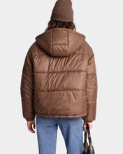 Load image into Gallery viewer, Crown Puffer Jacket - Chocolate Tan