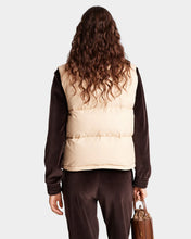 Load image into Gallery viewer, Crown Puffer Vest  - Champagne Tan