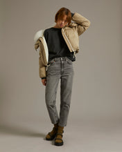 Load image into Gallery viewer, Puffer Jacket Cotton Blended/Fox Trimming - Sable/Ivoire