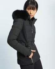 Load image into Gallery viewer, Jacket Skiwear Fabric/Lg Hair Lamb - Black