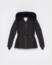 Load image into Gallery viewer, Jacket Skiwear Fabric/Lg Hair Lamb - Black