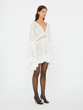Load image into Gallery viewer, Sirocco Cotton Muslin Dress - White
