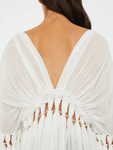 Load image into Gallery viewer, Sirocco Cotton Muslin Dress - White
