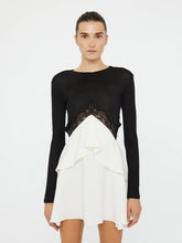 Load image into Gallery viewer, Endrey Back Mini Dress - Black/ White