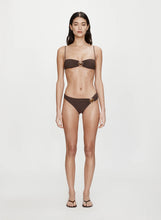 Load image into Gallery viewer, Mineral Stone Side Ruched High Brief - Umber