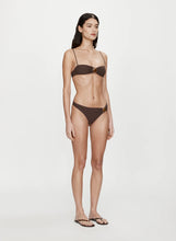 Load image into Gallery viewer, Mineral Stone Side Ruched High Brief - Umber
