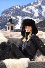 Load image into Gallery viewer, Cher Fluffy Aviator - Black