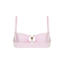 Load image into Gallery viewer, Ruched Prong Bandeau  - Rose Quartz