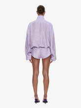 Load image into Gallery viewer, Light Leak Jacquard Zipped One Piece - Lilac