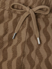 Load image into Gallery viewer, Augusto Listra Jacquard Terry Cottton Shorts - Caramel