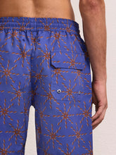Load image into Gallery viewer, Santos Swim Short Terrazo Print - Cobalt Blue