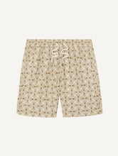 Load image into Gallery viewer, Santos Swim Short Copacabana Espiral Print - Brown