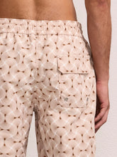 Load image into Gallery viewer, Santos Swim Short Copacabana Espiral Print - Brown