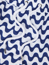 Load image into Gallery viewer, Santos Swim Short Copacabana Print - Navy