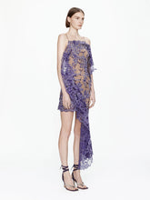 Load image into Gallery viewer, Iris Lace Suspend Mini Dress - Dark Viola