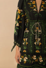 Load image into Gallery viewer, Flowers Arch Mini Dress - Black