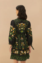 Load image into Gallery viewer, Flowers Arch Mini Dress - Black