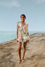 Load image into Gallery viewer, Sweet Bloom Bouquet Short Cover Up - Off-White