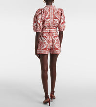 Load image into Gallery viewer, Tropical Cameo Romper -  Off-White