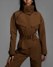 Load image into Gallery viewer, Cordova Apex Ski Suit Sepia detail | Hong Kong