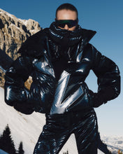 Load image into Gallery viewer, Ariel Ski Bomber - Blue Liquid