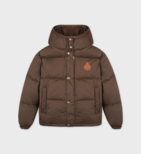 Load image into Gallery viewer, Crown Puffer Jacket - Chocolate Tan