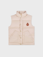 Load image into Gallery viewer, Crown Puffer Vest - Champagne Tan | Hong Kong