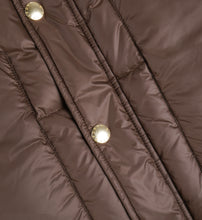 Load image into Gallery viewer, Crown Puffer Vest  - Chocolate