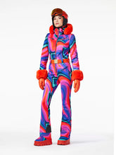 Load image into Gallery viewer, La Fete Faux Border Ski Suit - Rainbow
