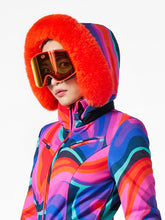 Load image into Gallery viewer, La Fete Faux Border Ski Suit - Rainbow