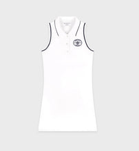Load image into Gallery viewer, Eden Crest Pique Polo Dress - White