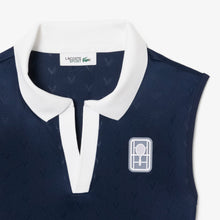 Load image into Gallery viewer, Sleeveless Polo Dresses Female - Navy Blue
