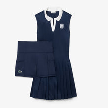 Load image into Gallery viewer, Sleeveless Polo Dresses Female - Navy Blue