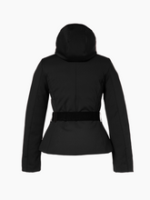 Load image into Gallery viewer, Giselle Faux Border Ski Jacket  - Black
