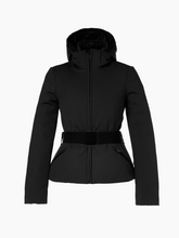 Load image into Gallery viewer, Giselle Faux Border Ski Jacket  - Black