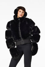 Load image into Gallery viewer, Furry Ski Jacket - Black