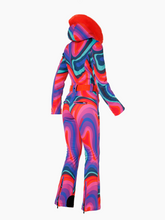 Load image into Gallery viewer, La Fete Faux Border Ski Suit - Rainbow