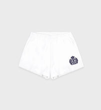 Load image into Gallery viewer, H&W Crest Disco Short - White