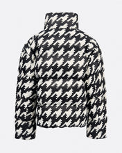 Load image into Gallery viewer, Nuuk Puffer Jacket Jr - Houndstooth - Black/White