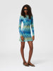 Long Sleeve T-Shirt - Faded Striped Pattern