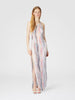 Long one-shoulder cover-up