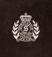 Load image into Gallery viewer, Ny Crest Velour Polo - Chocolate Cream