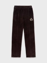 Load image into Gallery viewer, Ny Crest Velour Track Pants - Chocolate Cream | Hong Kong