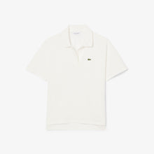 Load image into Gallery viewer, Relaxed Fit Fluid PiquŽ Polo Shirt - White