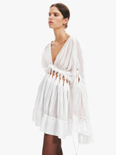 Load image into Gallery viewer, Sirocco Cotton Muslin Dress - White